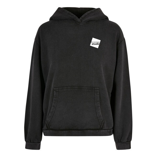 The Movement Studio  - Women's acid washed oversized hoodie Thumbnail